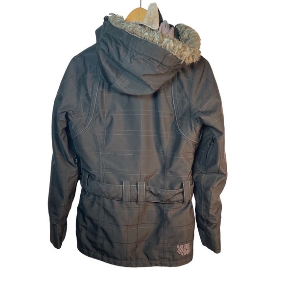 Burton Dryride Women’s Ski & Snowboard Jacket W/Faux Fur Lined Hood Black Sz XS - Picture 2 of 14